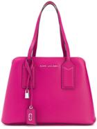 Marc Jacobs Logo Plaque Tote Bag - Purple