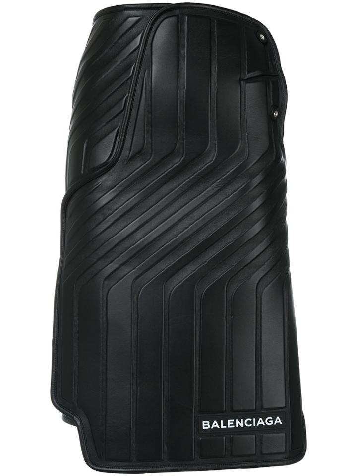 Balenciaga Car Design Skirt - Black