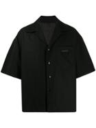 Prada Oversized Utility Style Shirt - Black