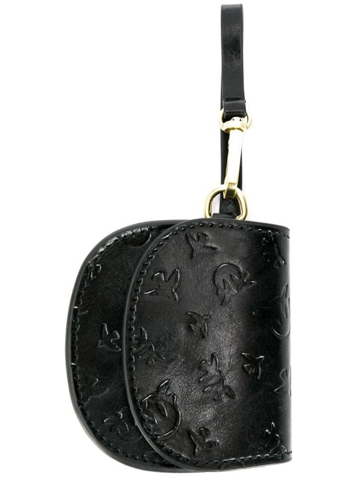 Pinko Embossed Purse - Black