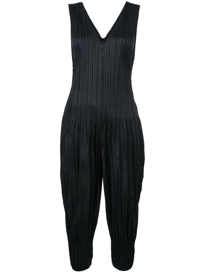 Pleats Please By Issey Miyake Plissé Jumpsuit - Black