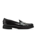 Uma Raquel Davidowicz Studded Leather Loafers - Black