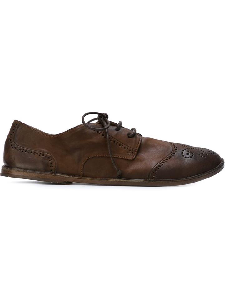 Marsèll Flat Sole Distressed Brogues