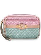 Gucci Quilted Clutch - Pink & Purple