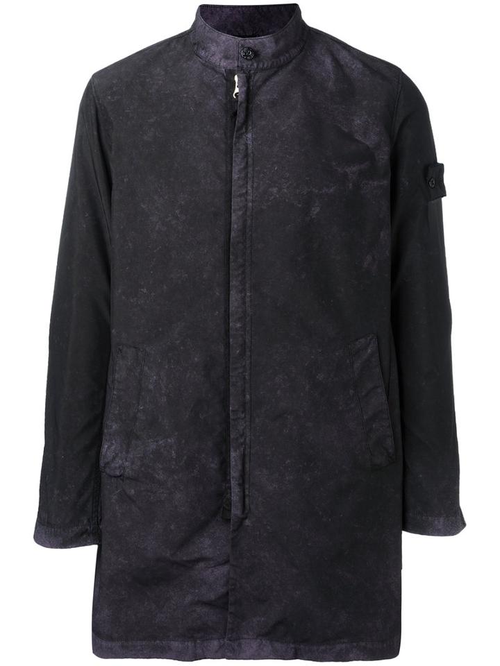 Stone Island Shadow Project Garment Dyed Tpx Coat, Men's, Size: Large, Pink/purple, Polyester