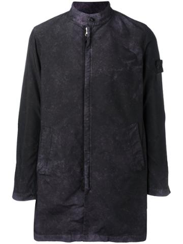 Stone Island Shadow Project Garment Dyed Tpx Coat, Men's, Size: Large, Pink/purple, Polyester