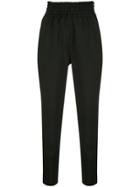 Giambattista Valli Smocked Waist Trousers - Black