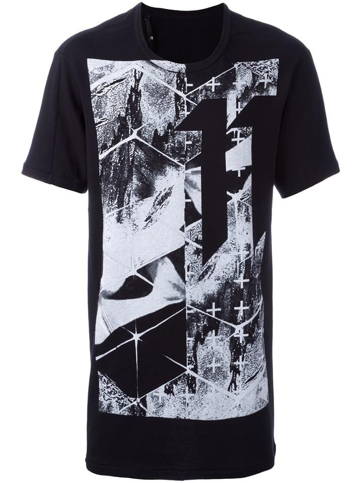 11 By Boris Bidjan Saberi Abstract Print T-shirt