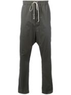 Rick Owens Drop-crotch Trousers, Men's, Size: 52, Brown, Cotton