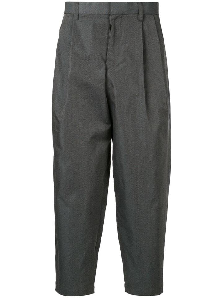 Kolor Mid-rise Cropped Trousers - Grey