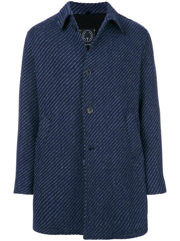 Tonello Diagonal Striped Jacket - Blue