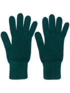 Pringle Of Scotland Gloves With Ribbed Details - Green