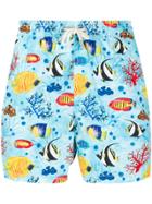 Mc2 Saint Barth Tropical Fish Swimming Shorts - Blue