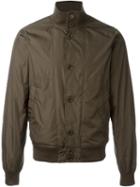 Aspesi Zip Up Bomber Jacket, Men's, Size: Medium, Green, Polyamide/spandex/elastane/cotton