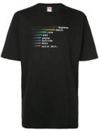 Supreme Chart T-shirt - Black