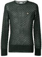 Vivienne Westwood Man Open Knit Jumper - Green