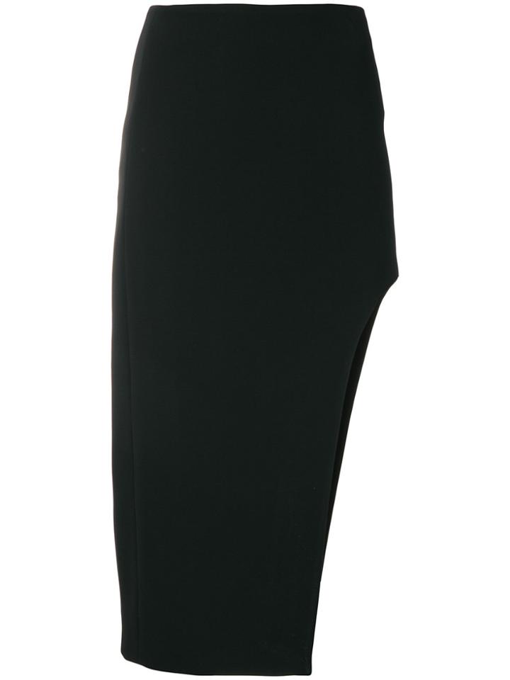 David Koma Cut Out Fitted Skirt - Black