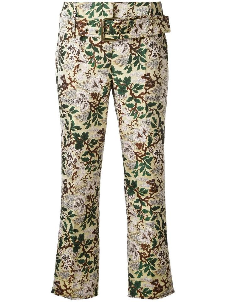 Philosophy Di Lorenzo Serafini Cropped Jacquard Trousers, Women's, Size: 38, Polyester