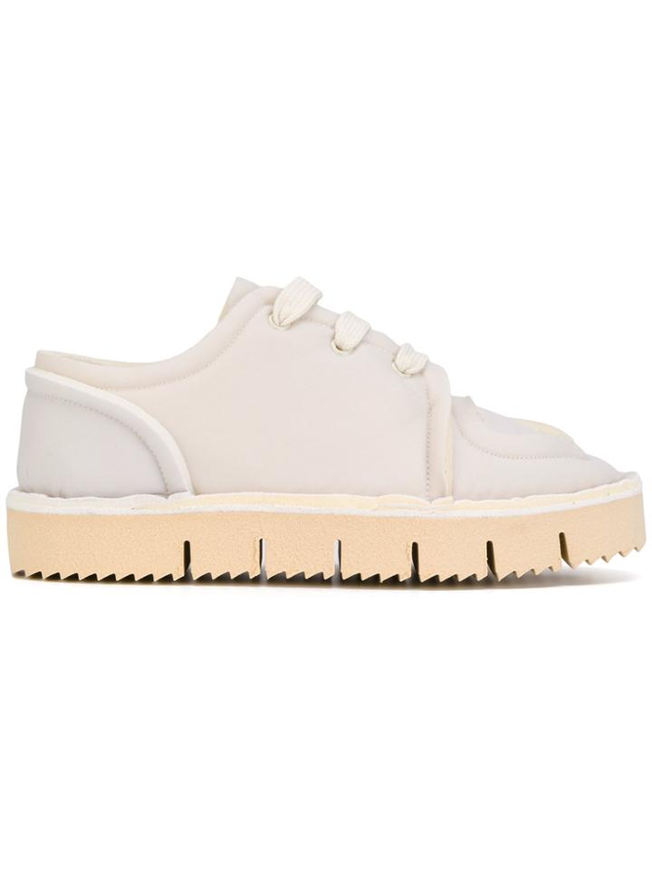 Marni Exposed Foam Sneakers - Nude & Neutrals