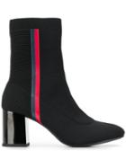 Tommy Hilfiger Sock Ankle Boots - 990 Black