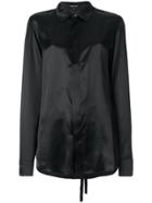 Ann Demeulemeester Belt Detail Shirt - Black