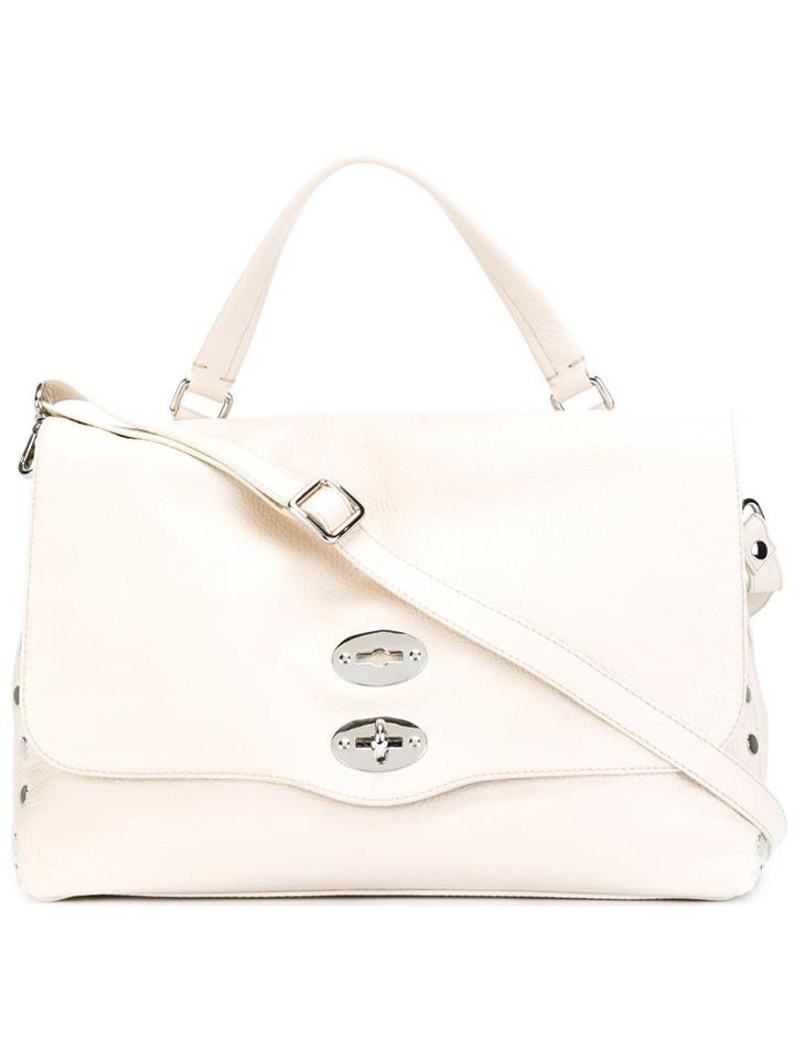 Zanellato 'postina' Satchel, Women's, White, Leather