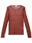 Sonia Rykiel Zigzag Print Top - Red
