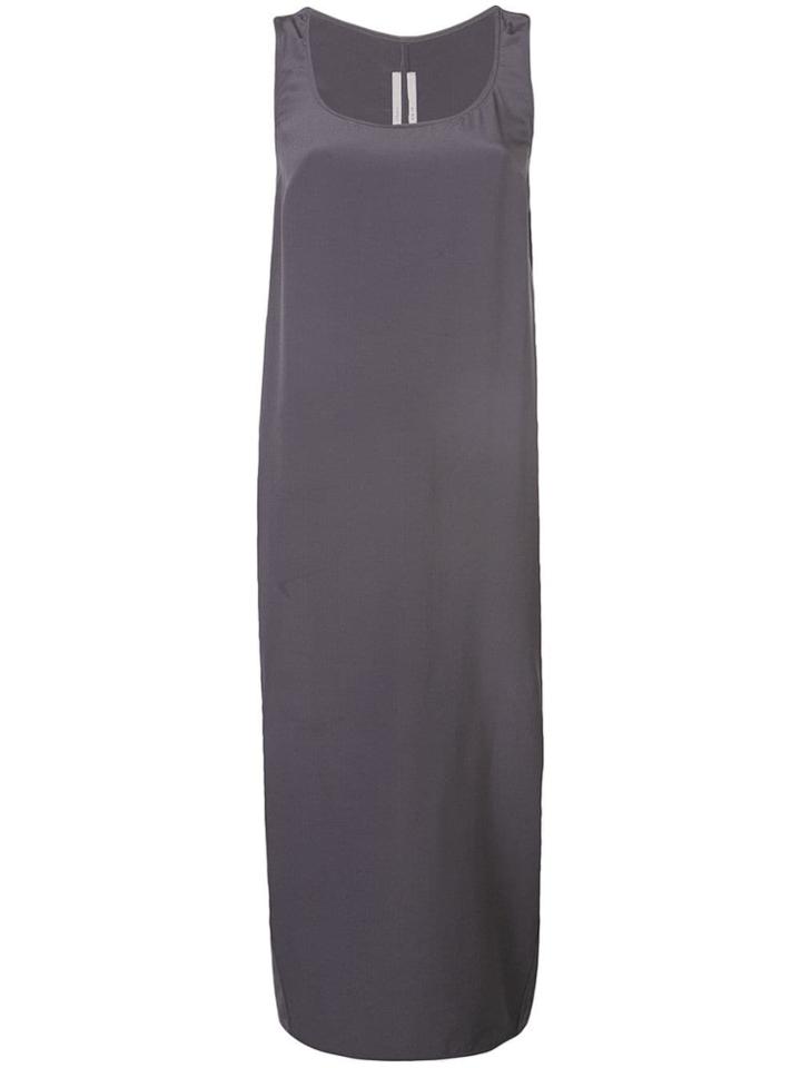Rick Owens Sleeveless Shift Dress - Grey
