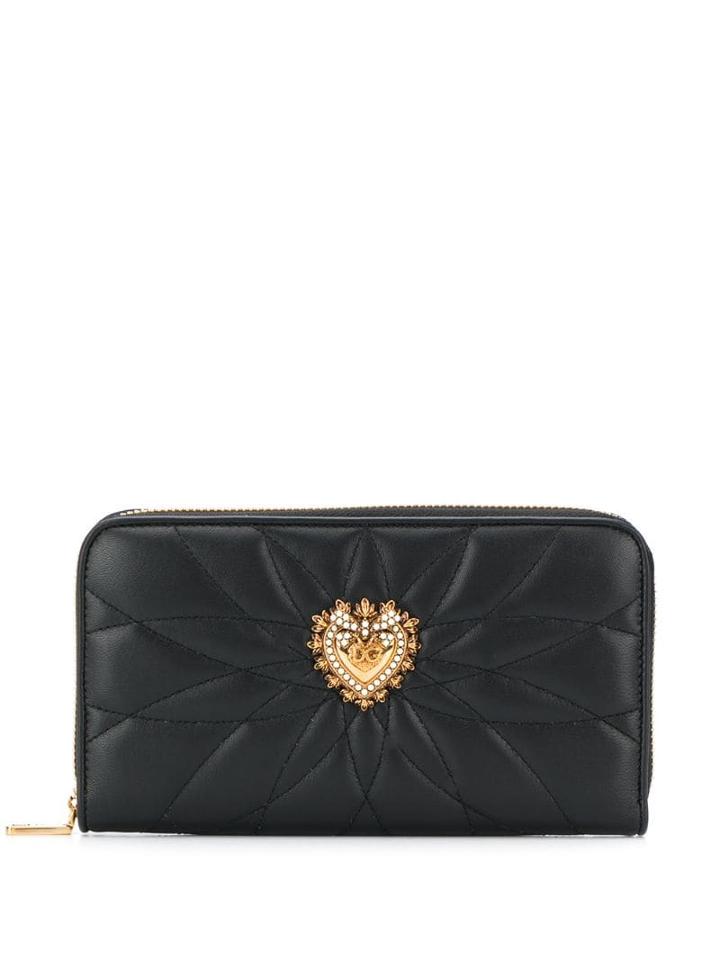 Dolce & Gabbana Devotion Zipped Wallet - Black