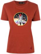 Coach - Spaceship Applique T-shirt - Women - Cotton - S, Red, Cotton