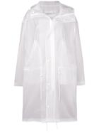 Calvin Klein Jeans Est. 1978 Transparent Logo Raincoat - White