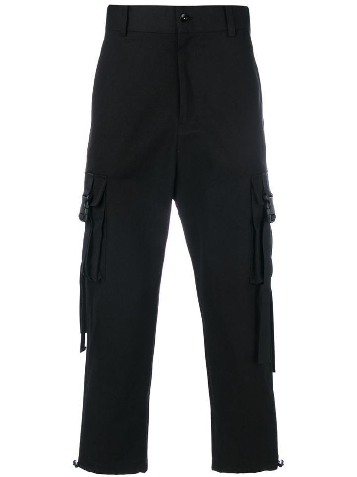 D.gnak Strap Pocket Pants - Black