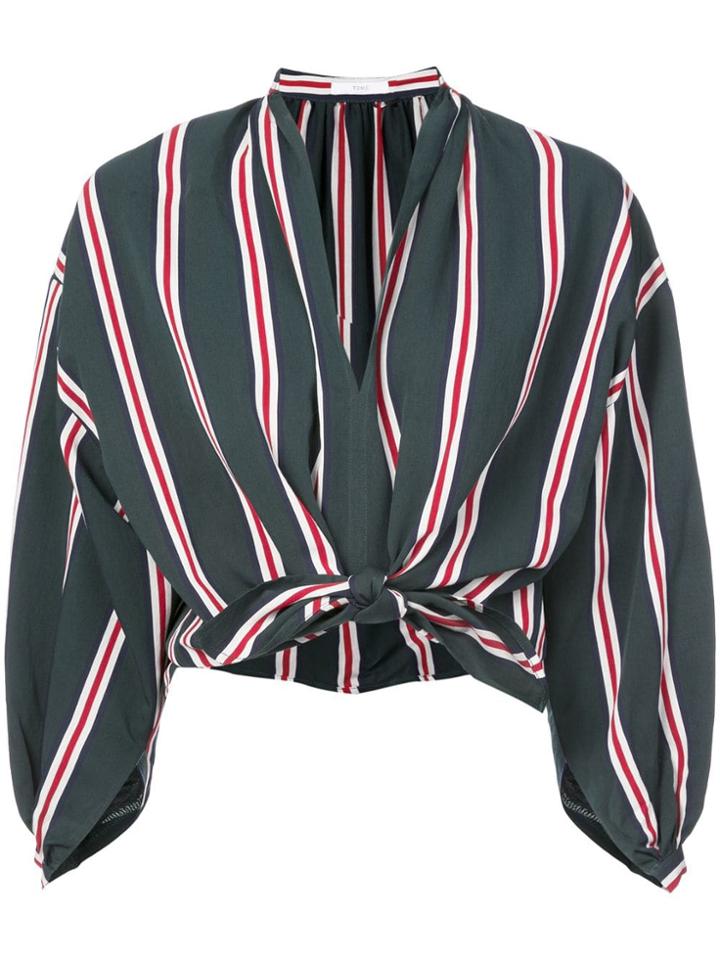 Tome Vertical Stripe Blouse - Multicolour