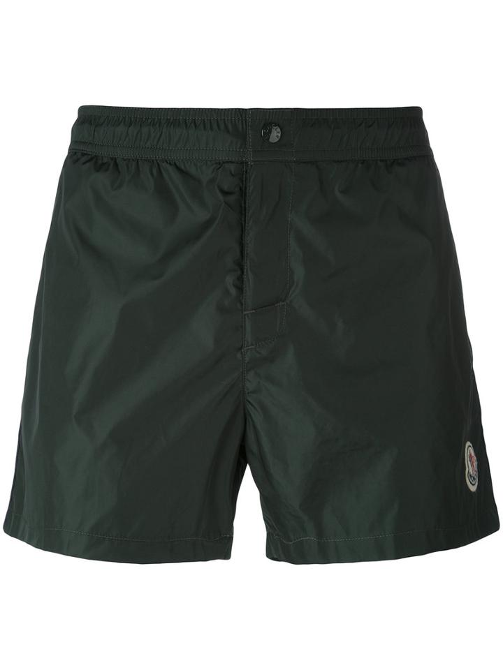 Moncler - Tri-colour Trim Swim Shorts - Men - Polyamide/polyester - S, Grey, Polyamide/polyester