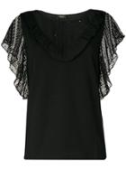 Liu Jo 40s Glam Lace Blouse - Black