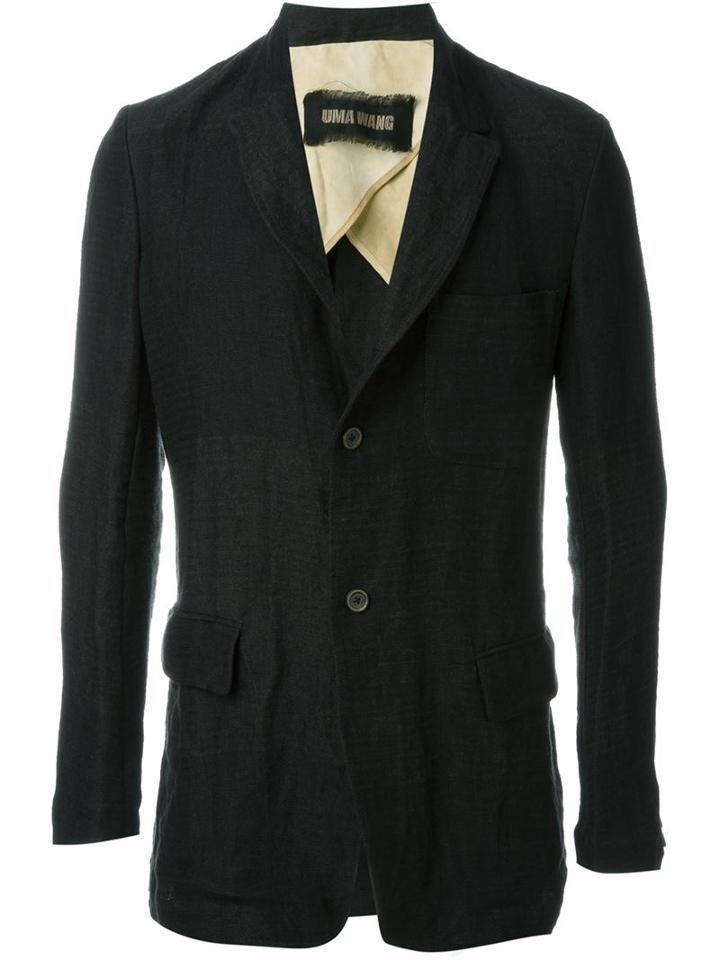 Uma Wang Textured Single-breasted Jacket