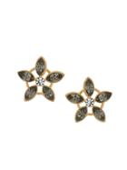 Serpui Gold Plated Earrings - Metallic
