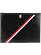 Thom Browne - Clutch Bag - Men - Leather - One Size, Black, Leather