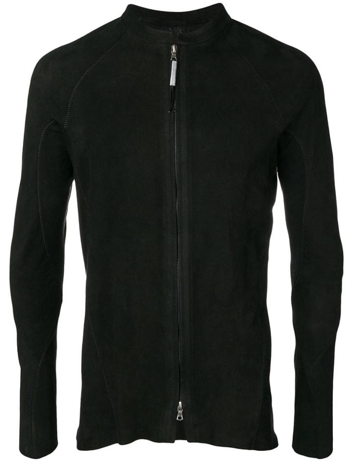 Isaac Sellam Experience Arpenteur Metal-spine Leather Jacket - Black