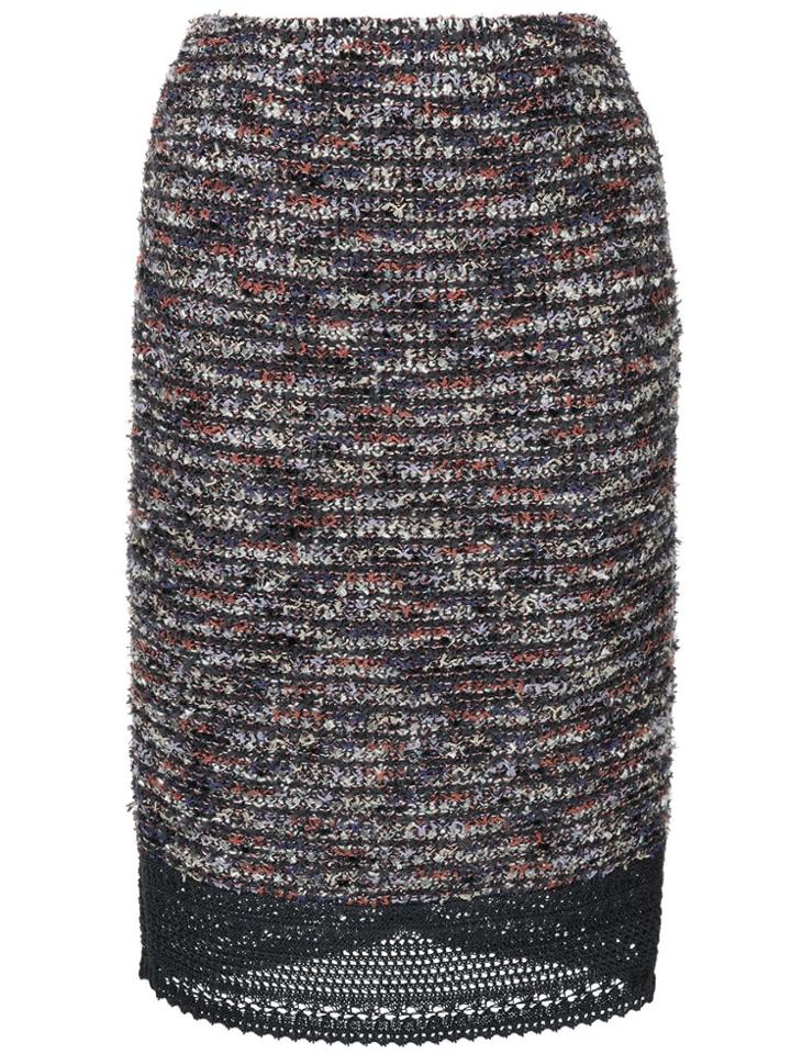 Coohem Summer Flag Tweed Skirt - Multicolour