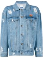 Steve J & Yoni P - Distressed Denim Jacket - Women - Cotton - S, Blue, Cotton