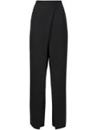 Monique Lhuillier Wide Leg Wrap Trousers