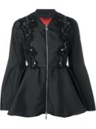 Moncler Gamme Rouge Rose Appliqué Zip Jacket