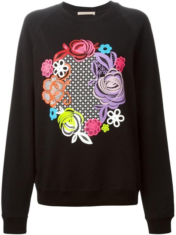 Christopher Kane Floral Print Sweatshirt