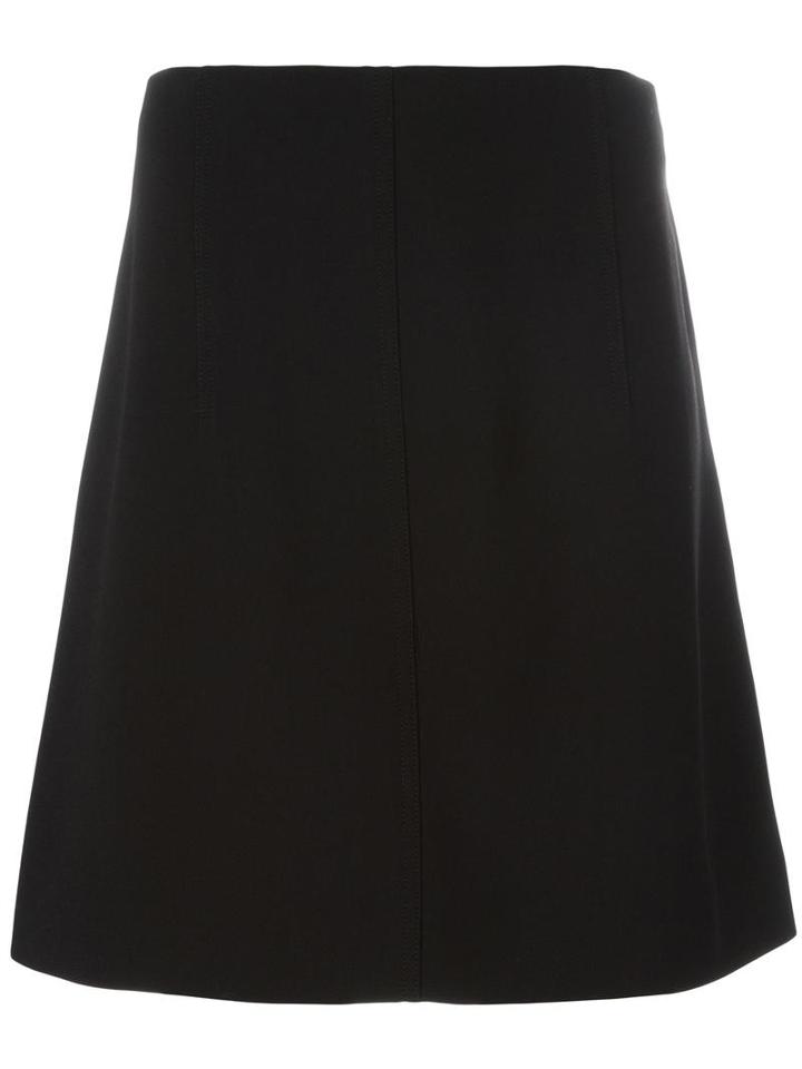 Chloé A-line Skirt, Women's, Size: 36, Black, Acetate/viscose/silk