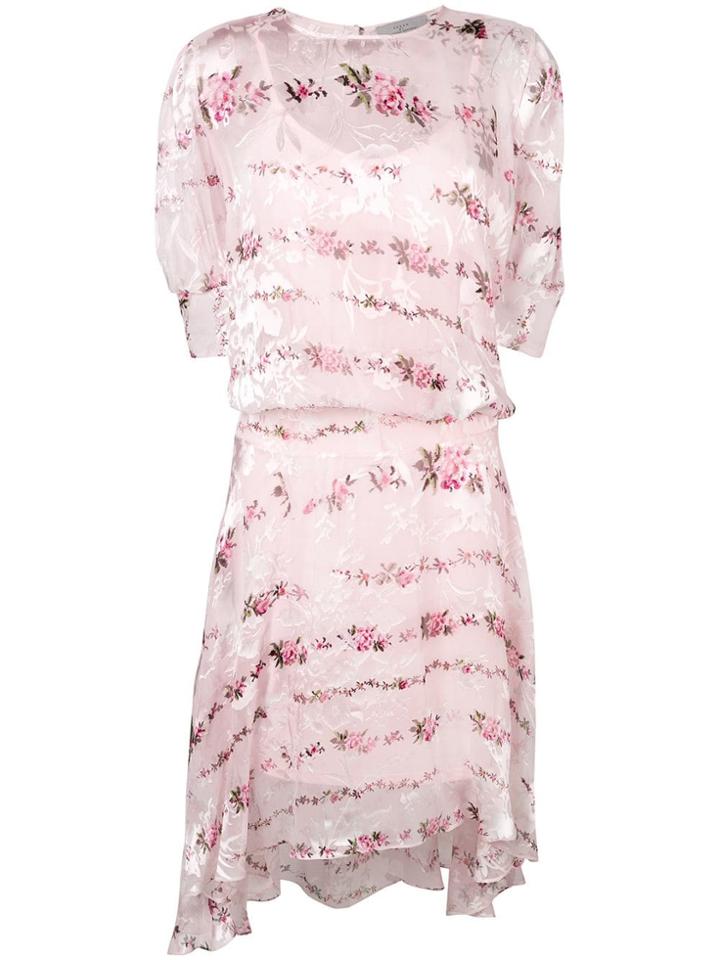 Preen By Thornton Bregazzi Petal Print Dress - Pink