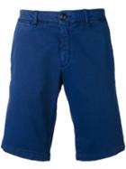 Moncler Bermuda Chino Shorts, Men's, Size: 54, Blue, Cotton/spandex/elastane