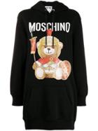 Moschino Teddy Soldier Hoodie - Black
