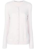 Le Tricot Perugia - Cashmere Cardigan - Women - Cashmere - M, Pink/purple, Cashmere