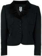Emanuel Ungaro Pre-owned Jacquard Cropped Jacket - Black